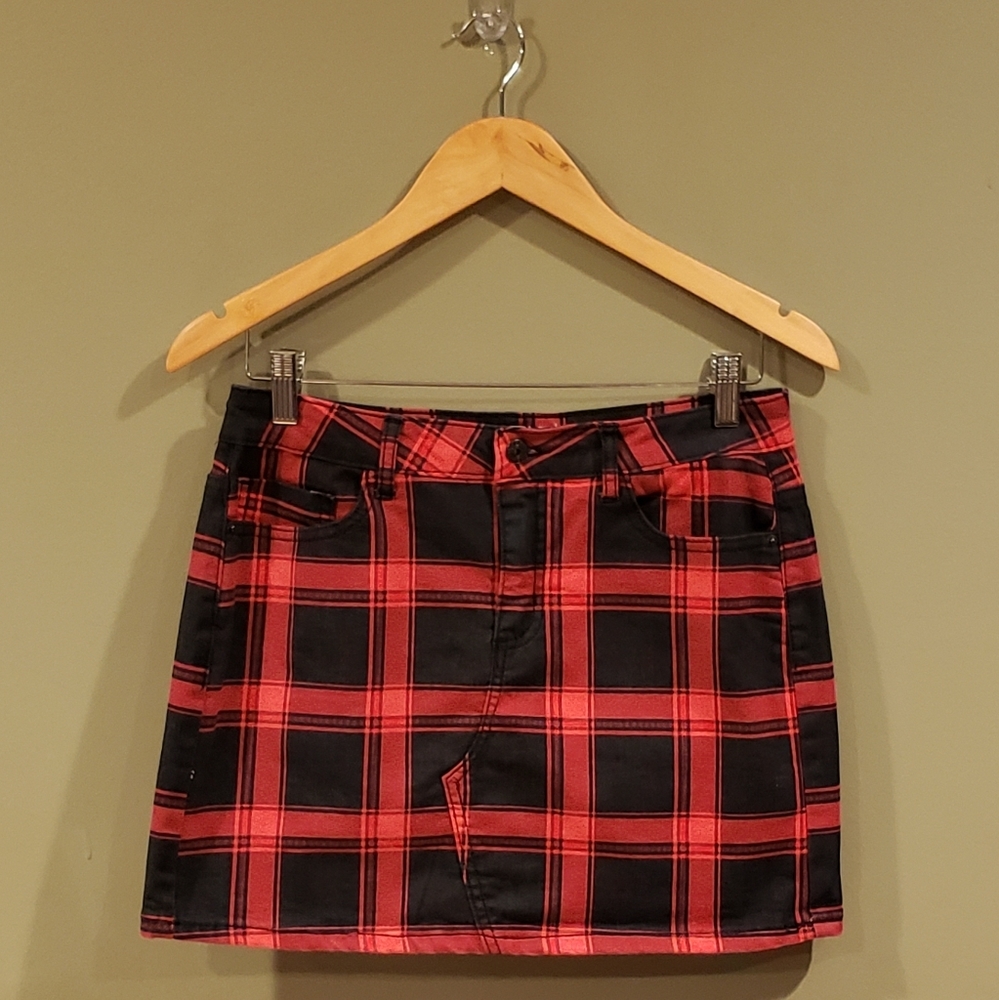Plaid Miniskirt